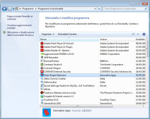 disinstallare deals plugin extension