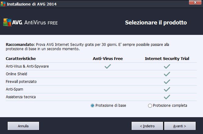 installazione avg 2