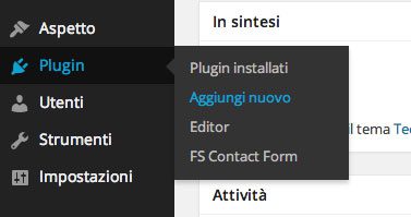 nuovo plugin wordpress
